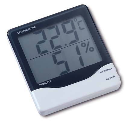 digitale thermo-hygrometer met groot display